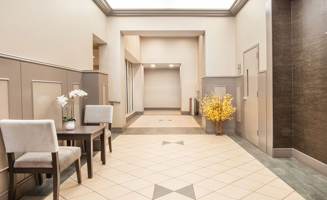 Entry Hall at Temple Square Apartments