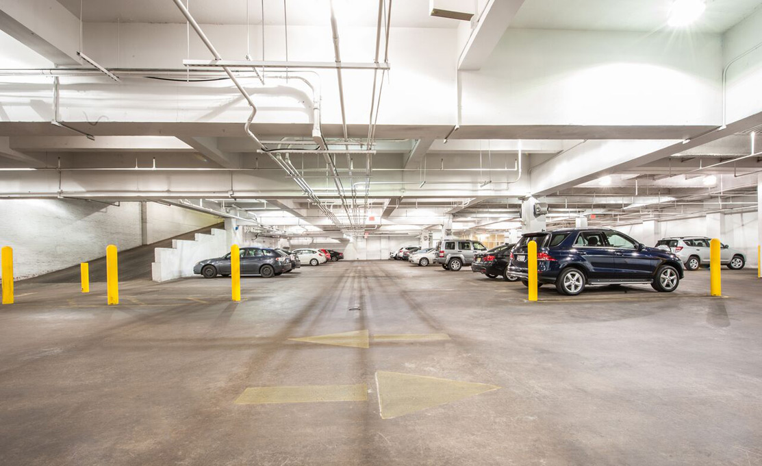 Parking Garage at Temple Square Apartments