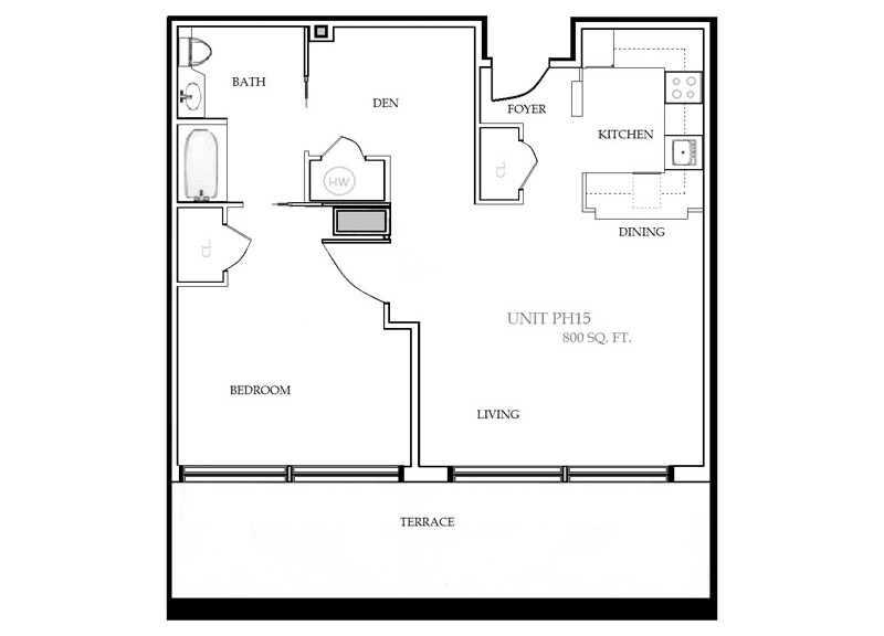 Temple Square Penthouse 15 Floorplan